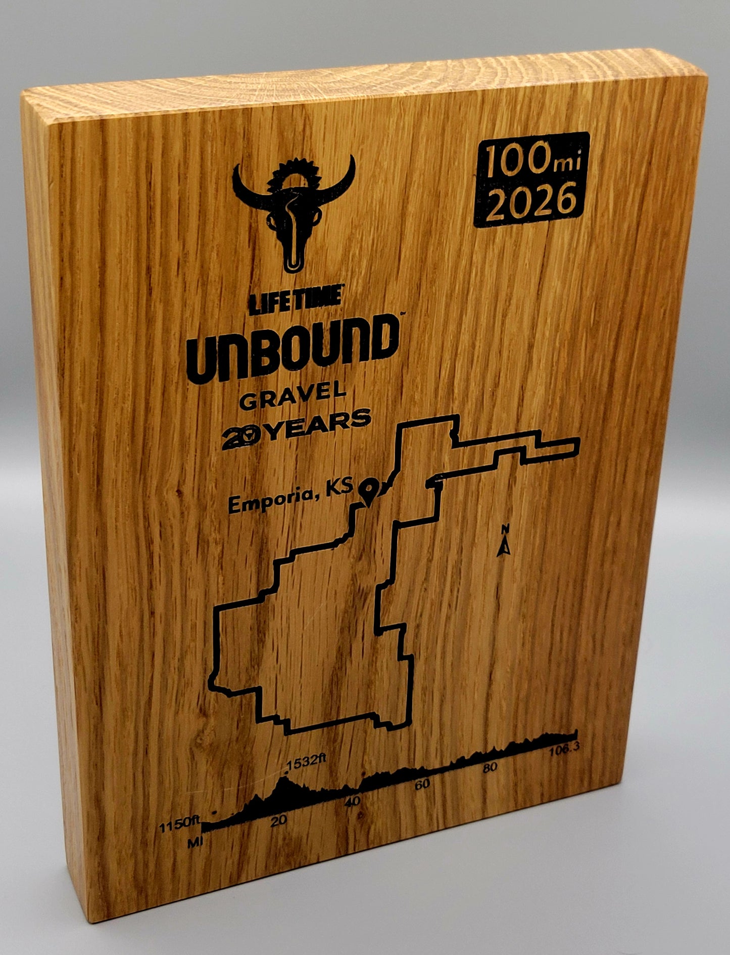 2026 Unbound Gravel Course Cuts Plaques