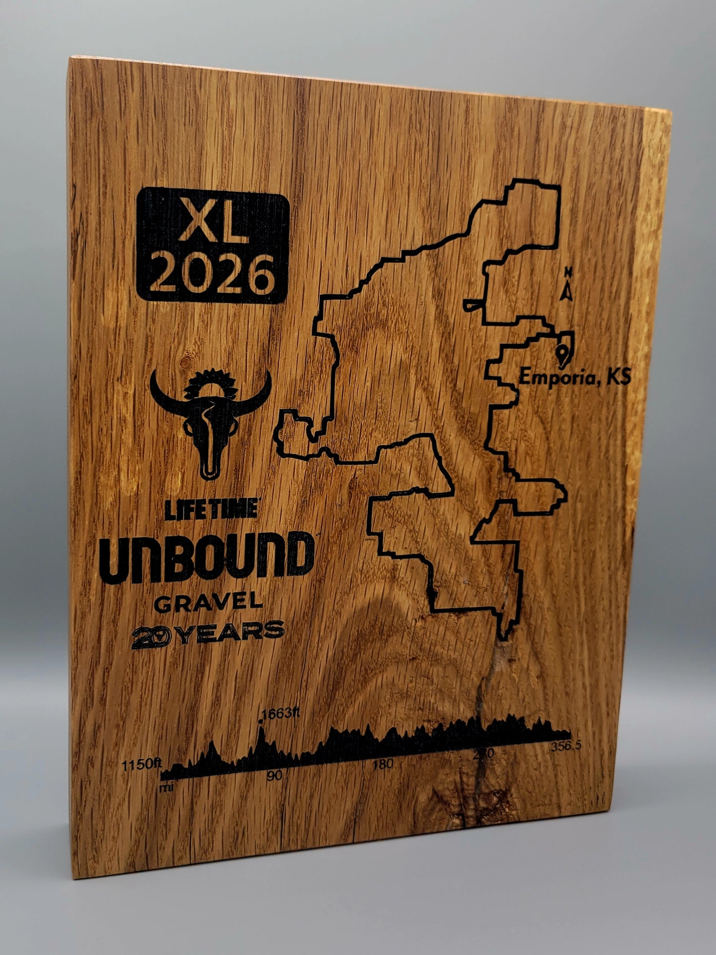 2026 Unbound Gravel Course Cuts Plaques