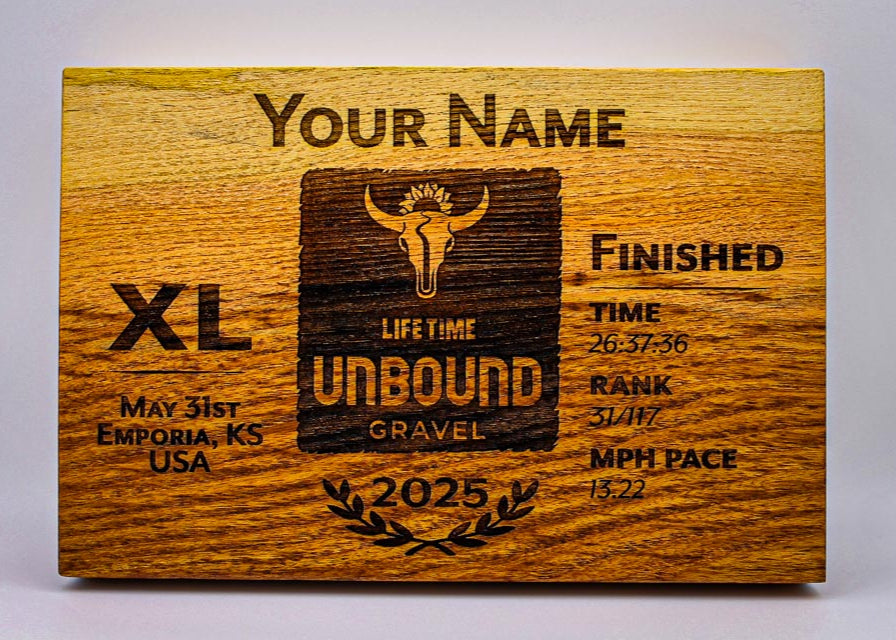 2025 Unbound Gravel Finisher Award
