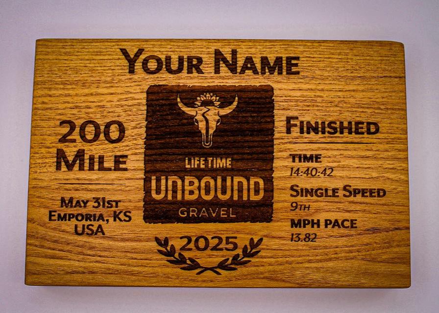 2025 Unbound Gravel Finisher Award