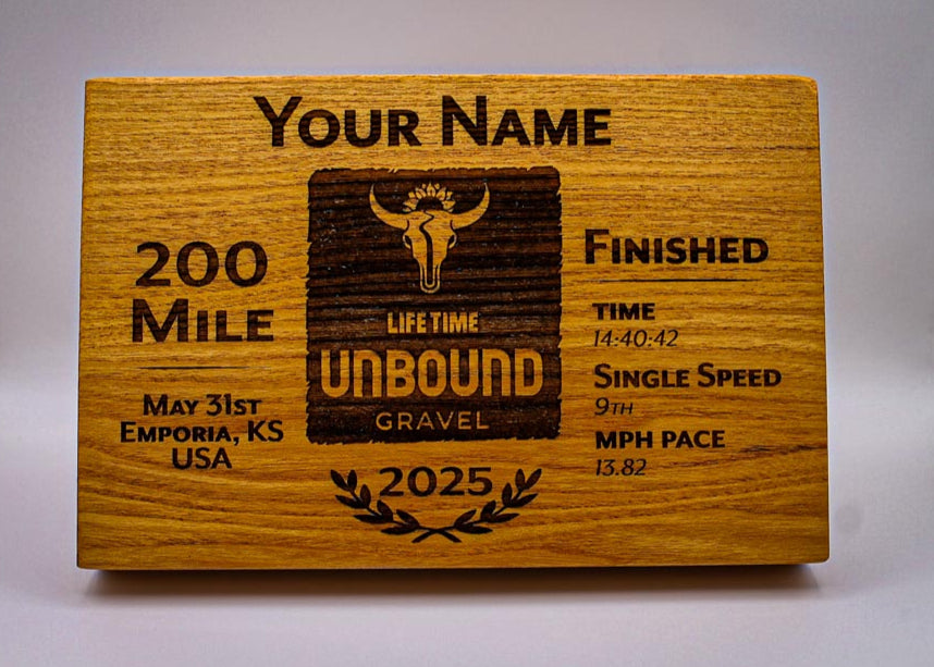2025 Unbound Gravel Finisher Award